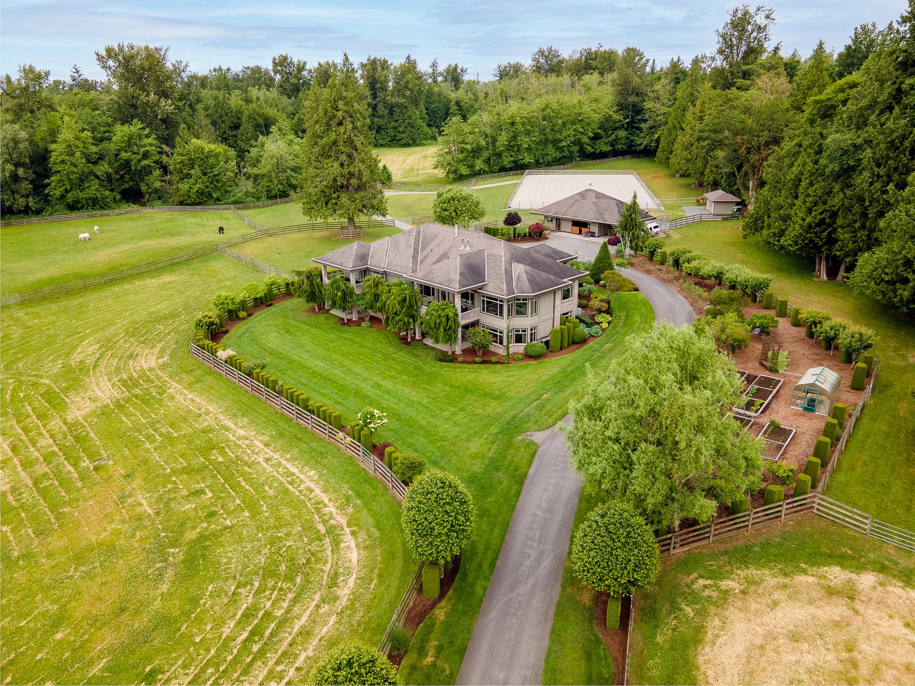 Modern equestrian estate, Langley